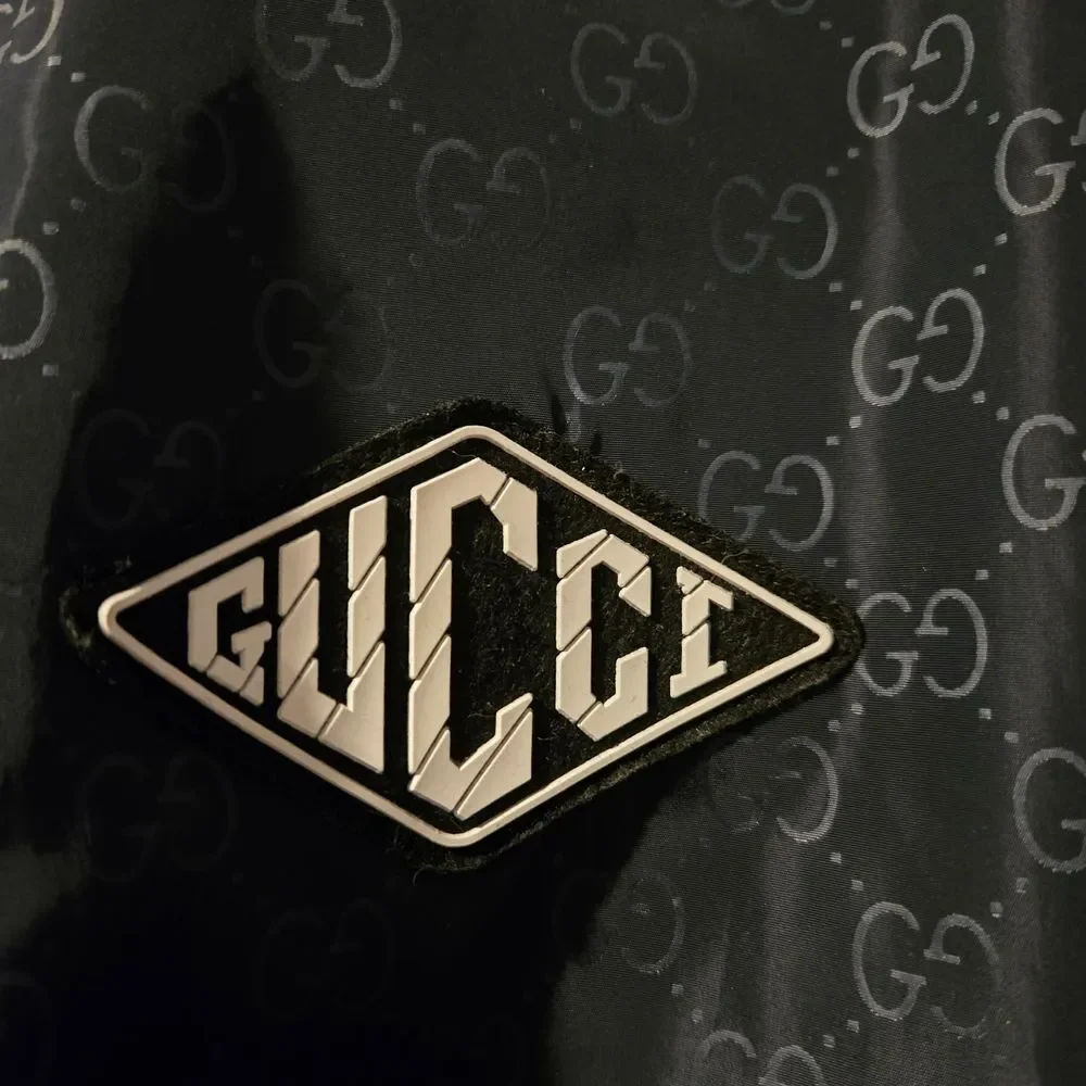 Gucci Monogram Black Windbreaker for Men